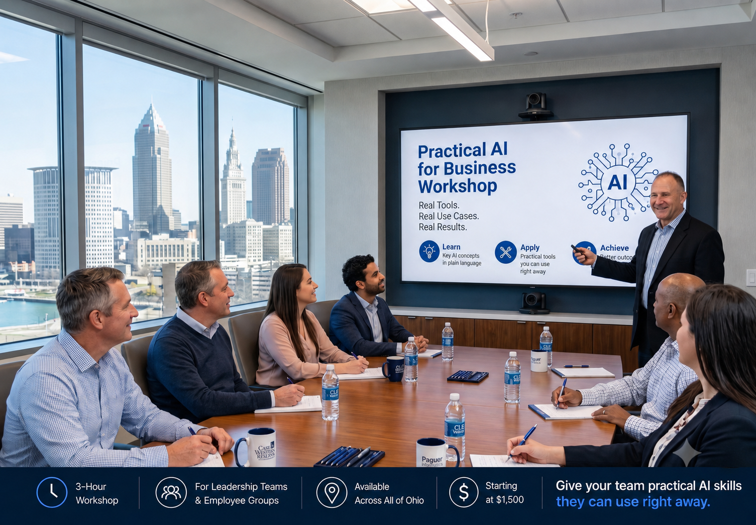 John Paganini leading a Practical AI for Business workshop