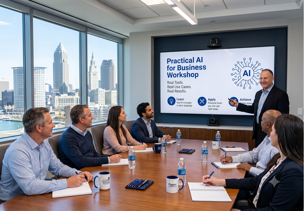 John Paganini leading a Practical AI for Business workshop
